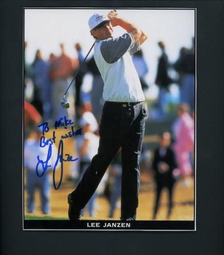 Lee Janzen PGA Golf Autographed Signed 6x8 Photo Poster painting