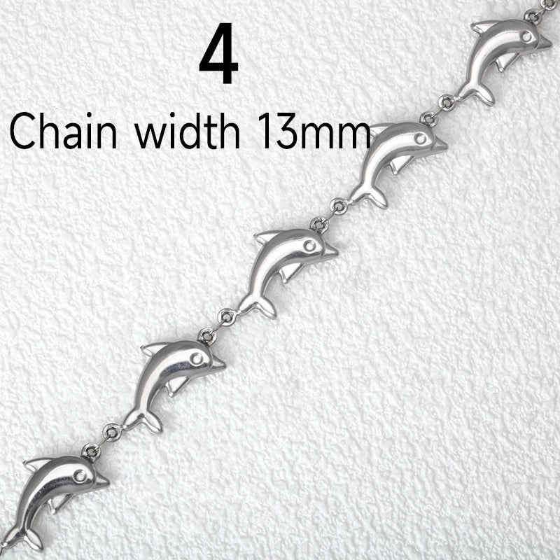 1 Piece Titanium Steel Jewelry Accessories Chain