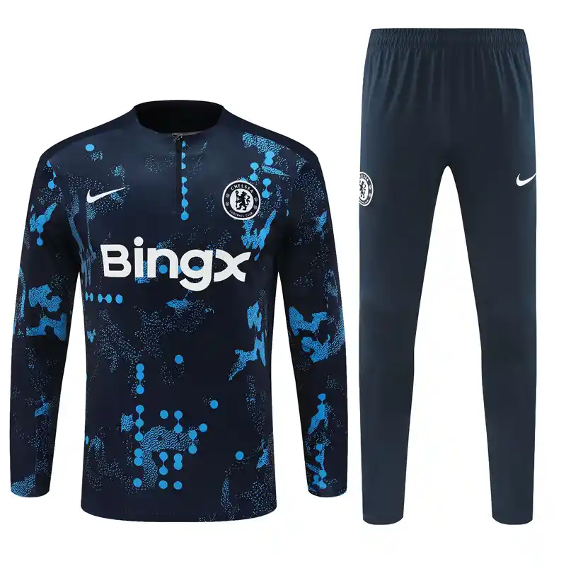 24/25 Chelsea Royal Blue Camouflage Style Track Jacket