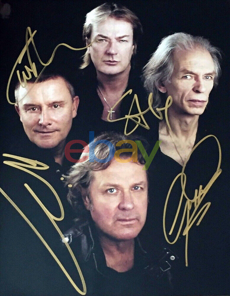 ASIA Group Autographed Signed 8x10 JOHN WETTON Geoff Downes CARL HOWE REPRINT