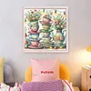 Teacups And Vases-11CT Stamped Cross Stitch 45*45cm/17.72*17.72in tapestrymarket