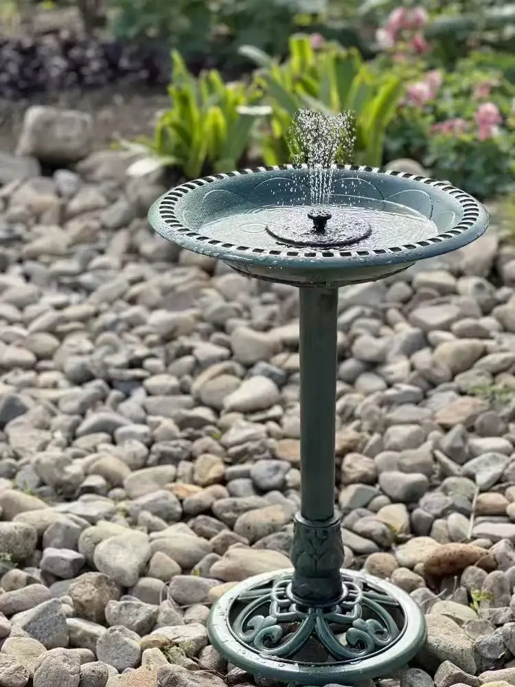 Parrot Solar Fountain Bath  Birdcagelab