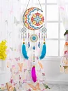 Feather Hanging Dream Catcher Wind Chimes Kit - 5D DIY Diamond Crafts
