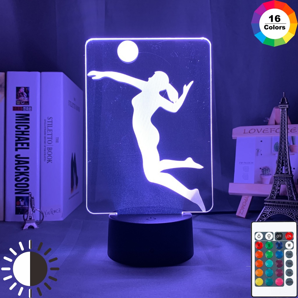 

Volleyball - LED Night Light, 7 colors no remote, 501 Original