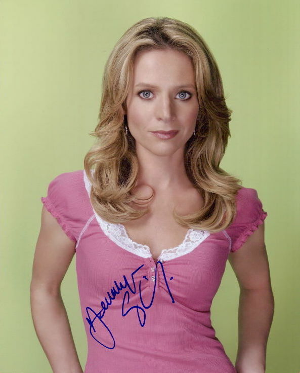 Jessalyn Gilsig (Glee) in-person signed 8x10 Photo Poster painting