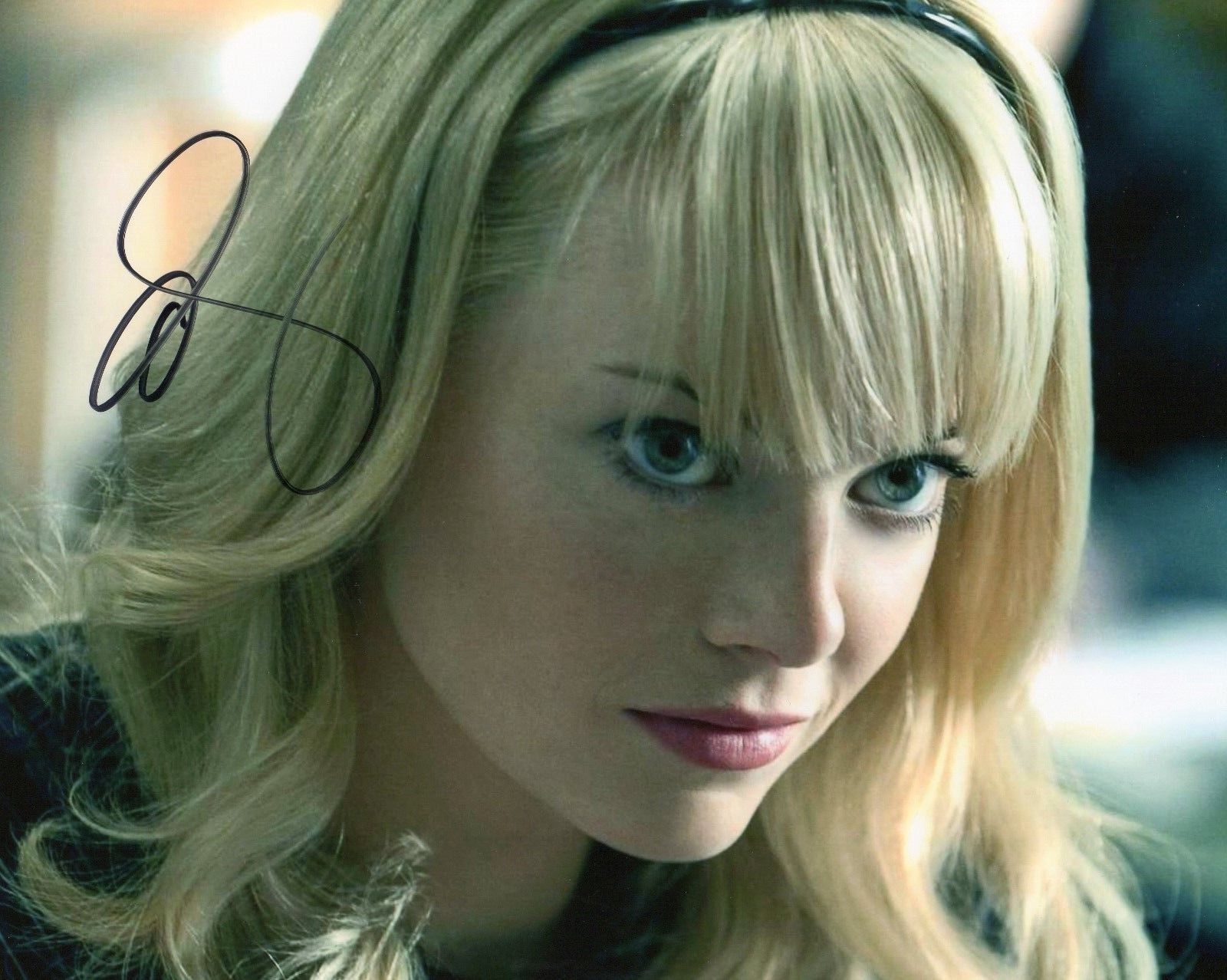 EMMA STONE AUTOGRAPHED SIGNED A4 PP POSTER Photo Poster painting PRINT 9