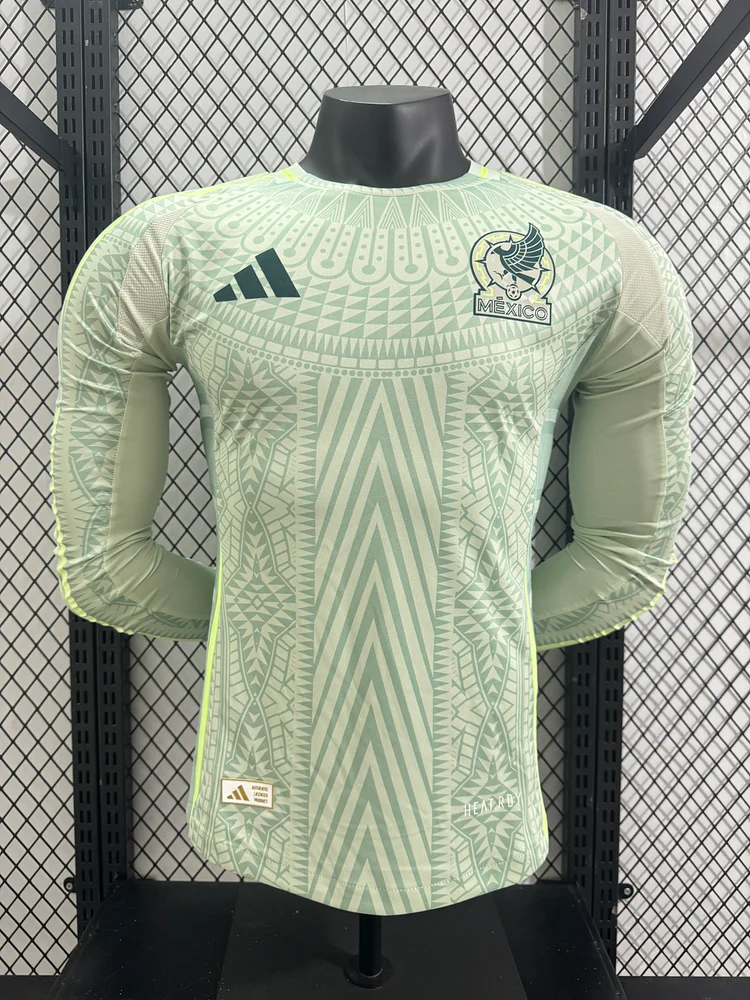 2024-25 Mexico Away Shirt - Long Sleeve - Authentic