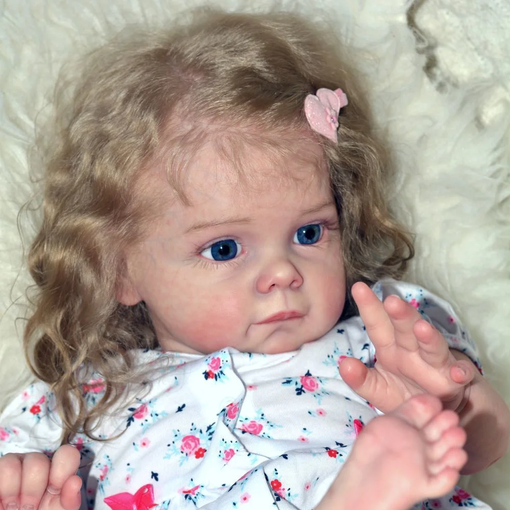 [Dolls with "Heartbeat" and Sound]15'' Sweet Authentic Reborn Doll Girl Named Mariah