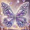 Purple Butterfly-Special Shaped Diamond Painting