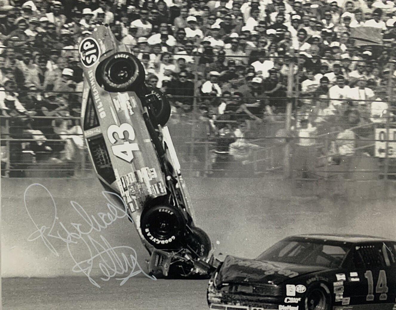 RICHARD PETTY HAND SIGNED 8x10 Photo Poster painting RACING NASCAR AUTOGRAPH AUTHENTIC