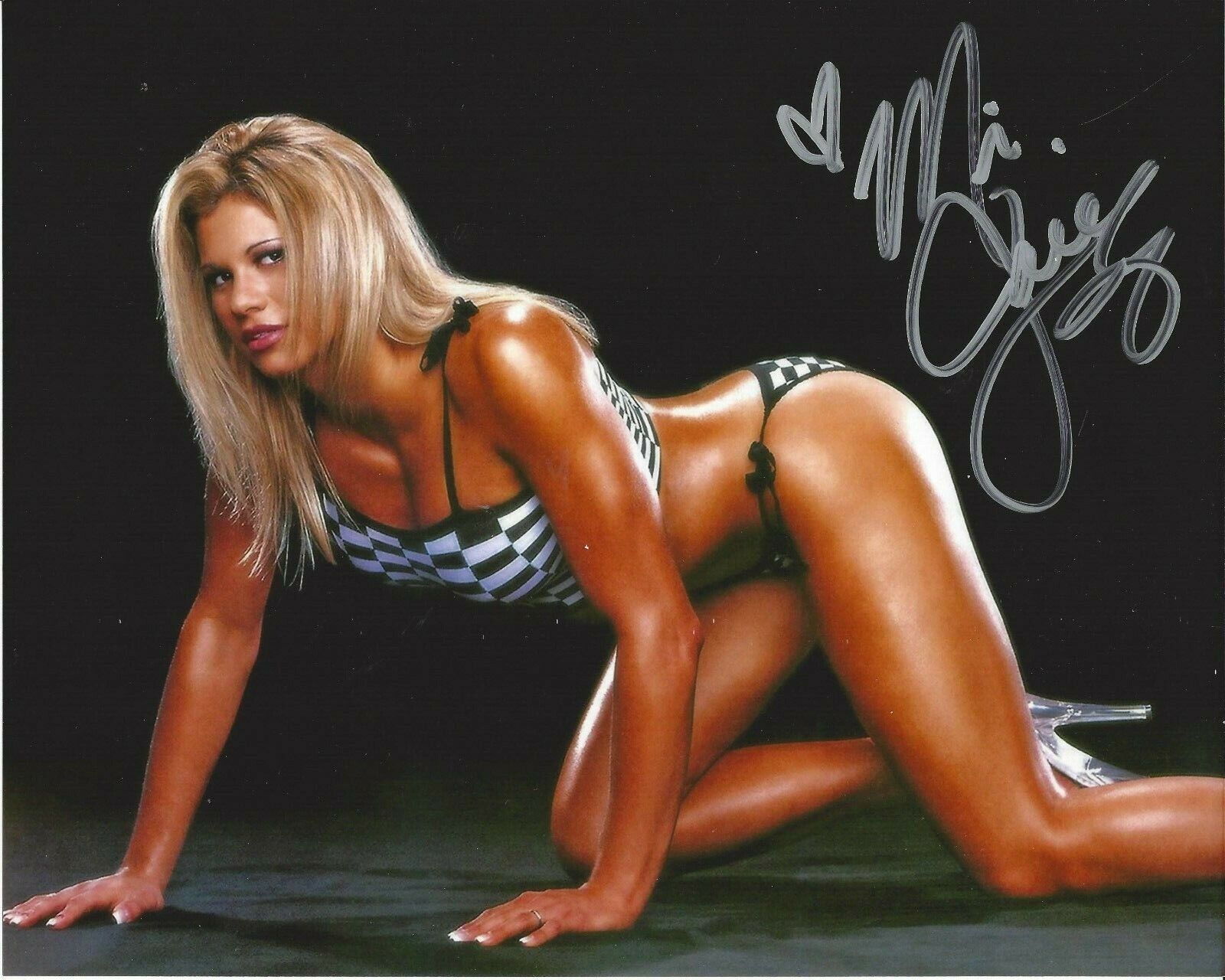 Miss Jackie Gayda autographed 8x10 WCW WWE#13