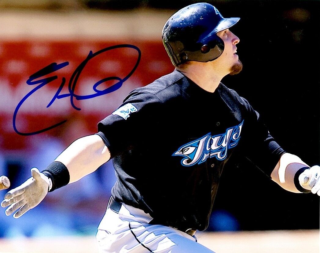 Signed 8x10 ERIC HINSKE Toronto Blue Jays Photo Poster painting - COA