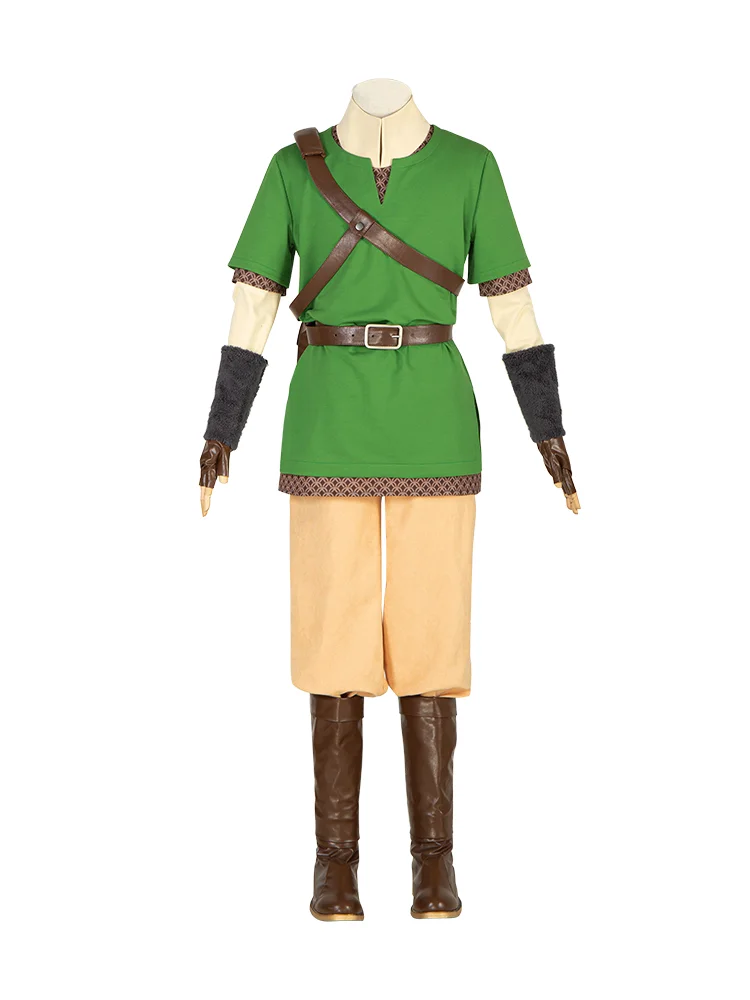 The Legend of Zelda Skyward Sword Link Game Costume Halloween Cosplay Suit for Man