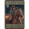 (Multi Style)You Don't Stop Riding When You're Old - Vintage Metal Signs - 20*30cm/30*40cm - Western