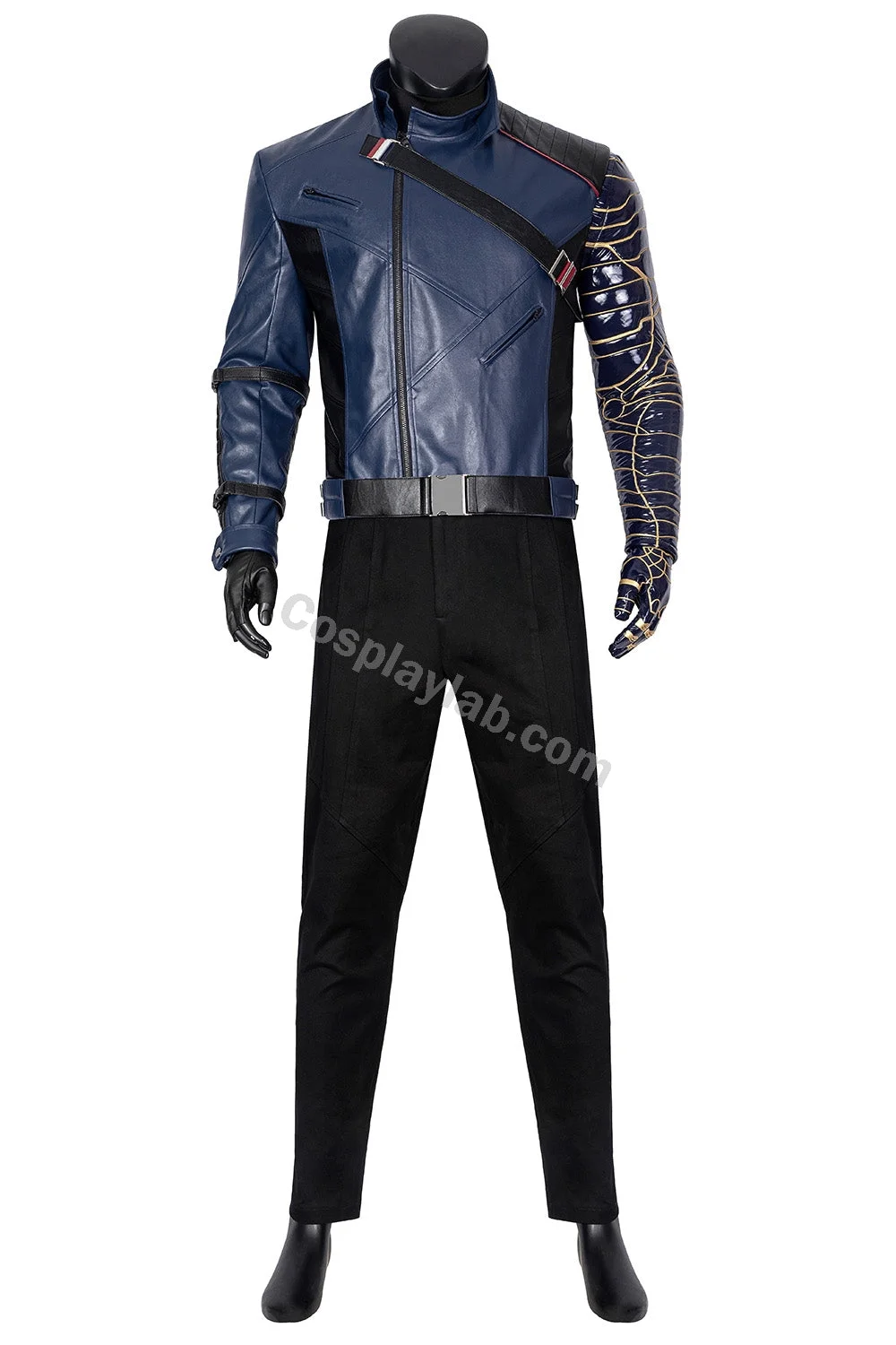 Winter Soldier Costume The Falcon and the Winter Soldier Bucky Barnes Leather Cosplay Suit
