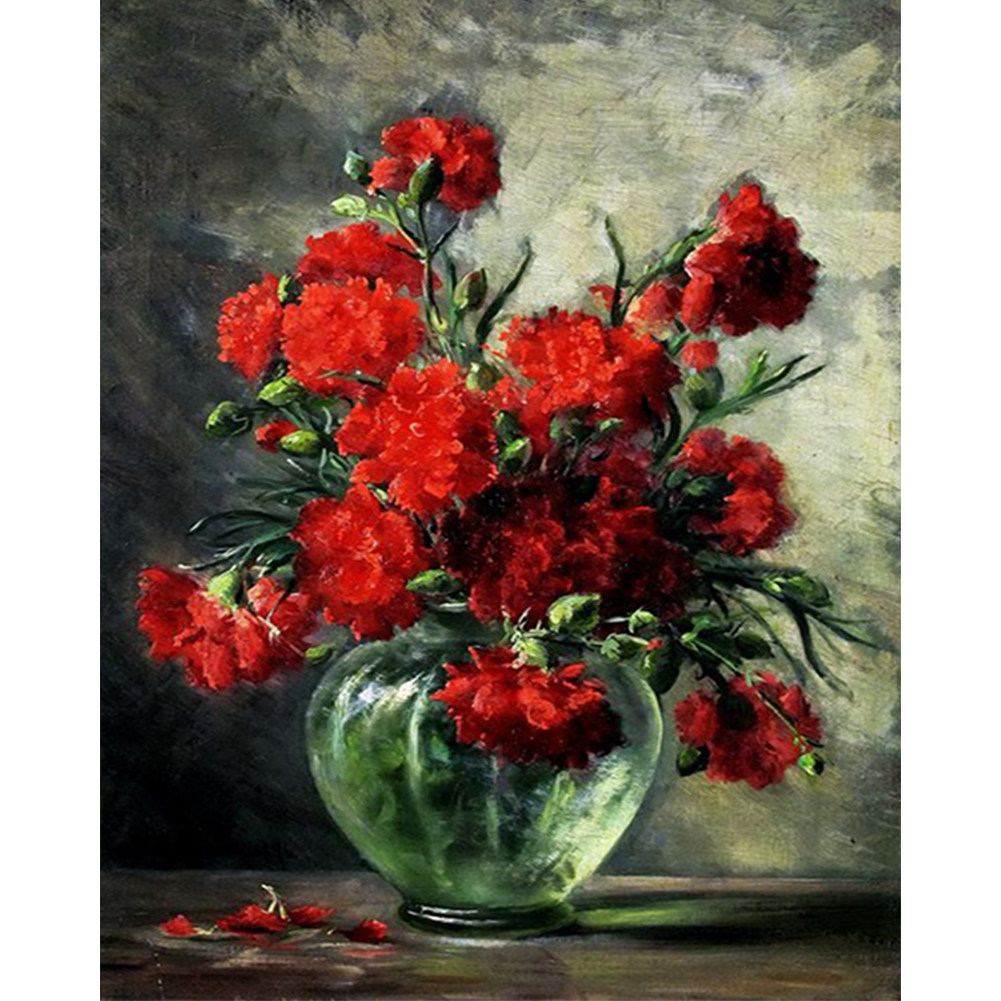 Flower In Vase-Paint by Numbers-30*40cm/40*50cm