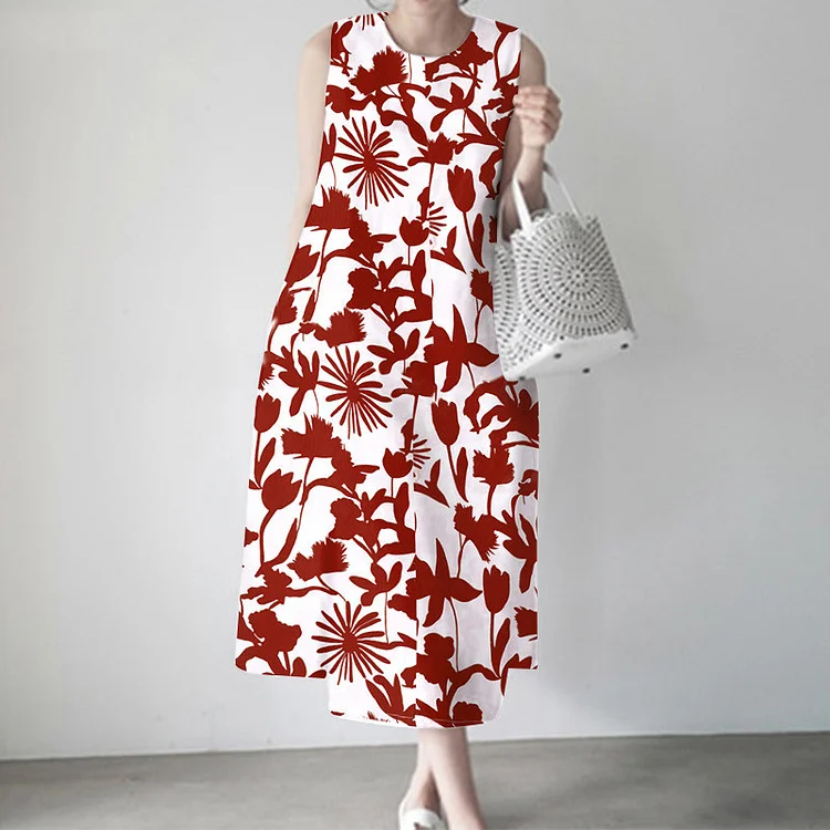Women's Casual Elegant Cotton Dress
