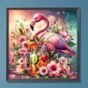 Diamond Painting-DIY Full Round Drill Flower Drink Flamingo