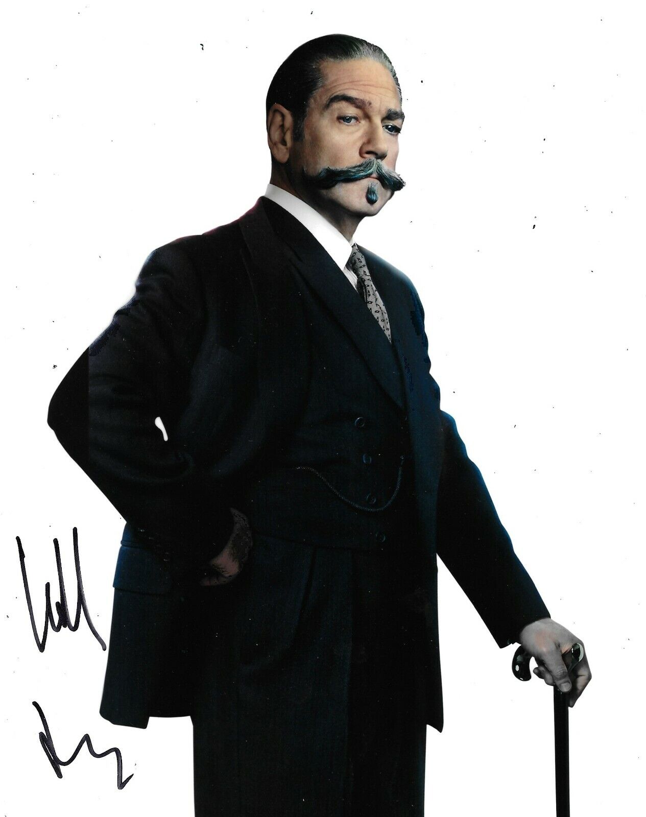 Kenneth Branagh Signed Murder On The Orient Express 10x8 Photo Poster painting AFTAL