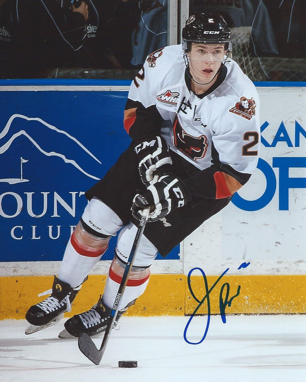 Jake Bean Signed 8x10 Photo Poster painting Calgary Hitmen Autographed COA C