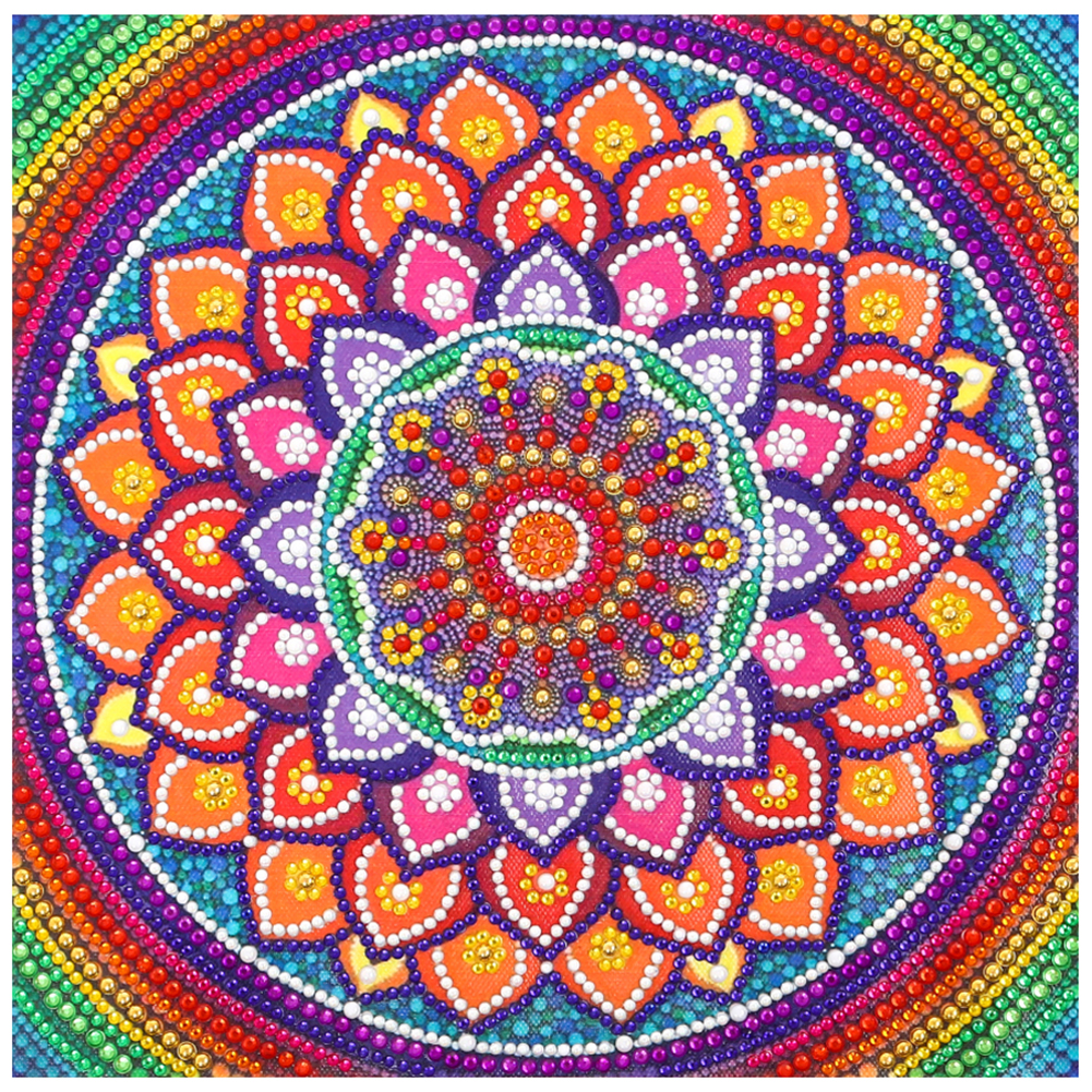 

Mandala - Crystal Special Shaped Diamond Painting - 30*30CM, 501 Original