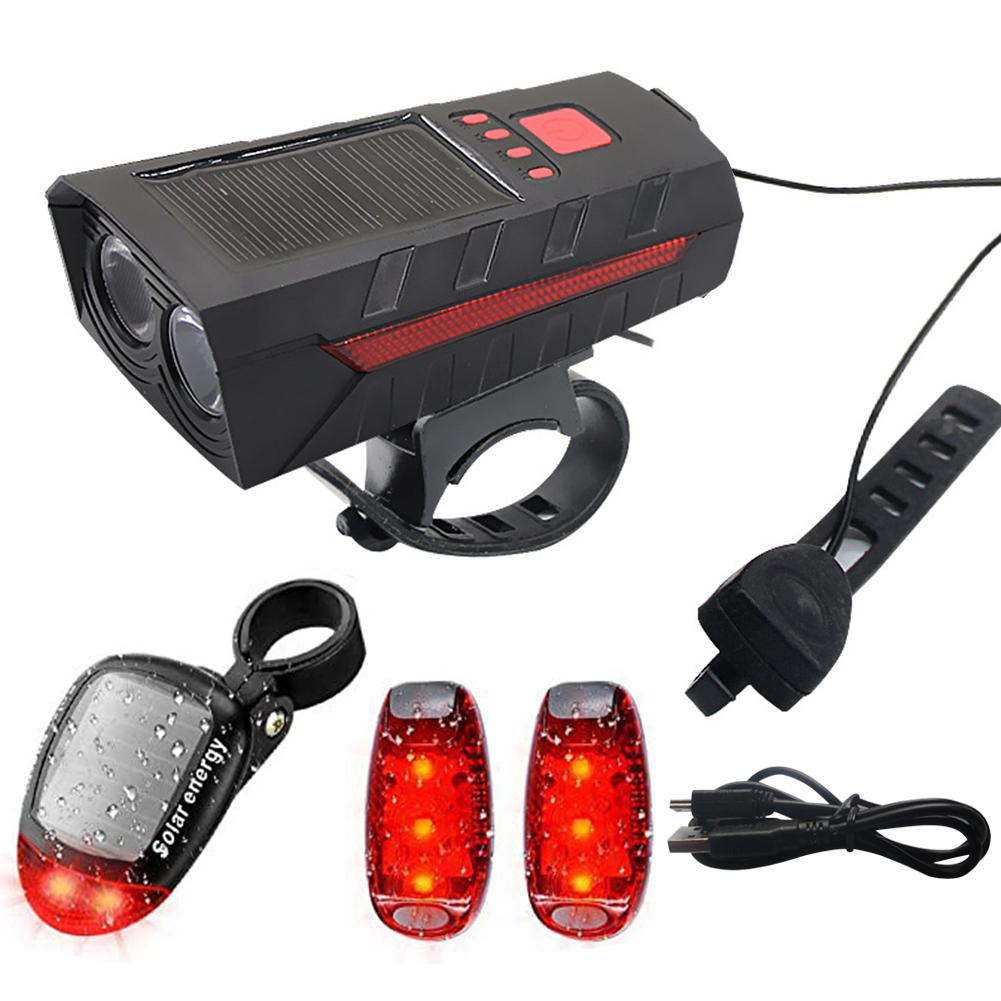 

Mountain Bicycle Headlight Taillight Set USB Rechargeable Rear Front Lights, 501 Original