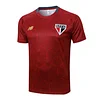 Sao Paulo 25/26 Maroon inkjet Short-Sleeve Training Kit