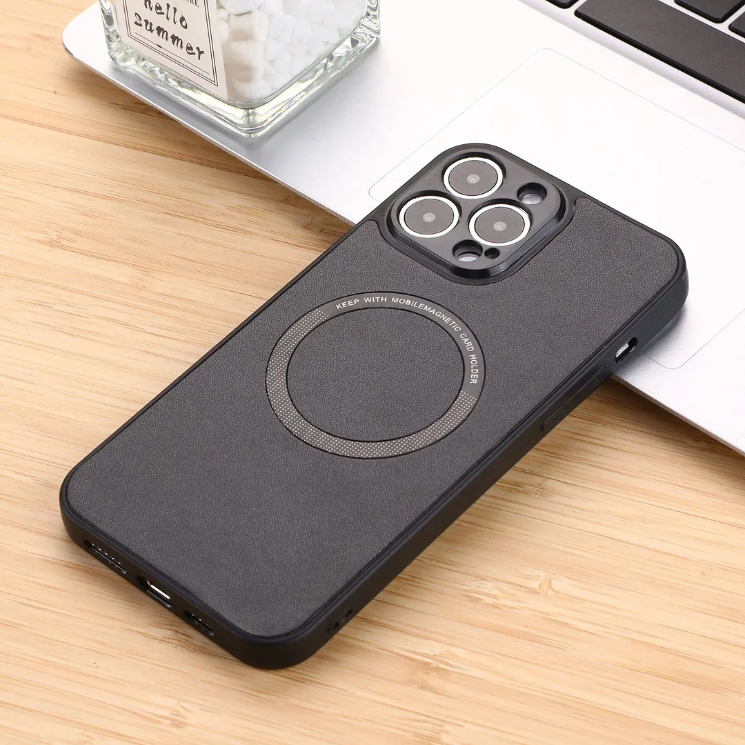 Anti-fall wear-resistant magnetic mobile phone case