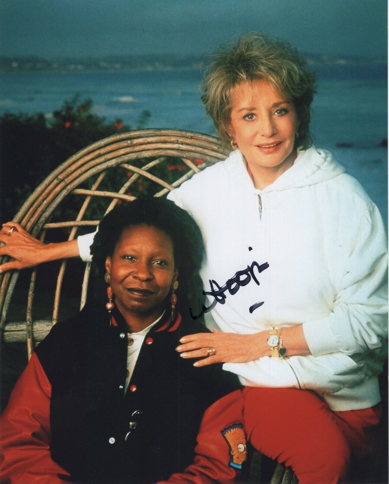 WHOOPI GOLDBERG SIGNED AUTOGRAPH 8X10 Photo Poster painting THE VIEW