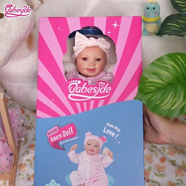 Upgraded Babeside Sunny 17&rdquo; Reborn Baby Girl &ndash; Smiling Face & Movable Eyes