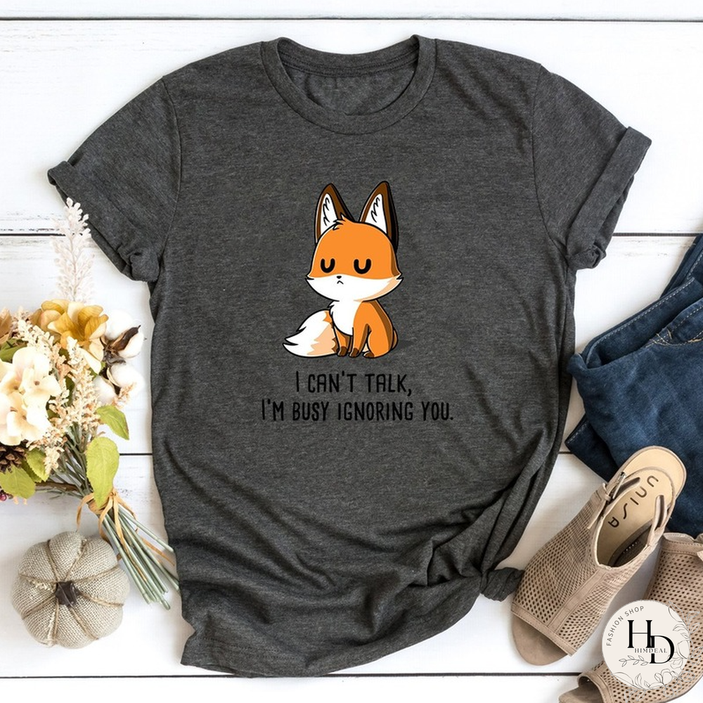 Summer Women T Shirt Cotton 100% Short Sleeve Little Fox Letter Print Female Fashion Kakaii Clothes Ladies Daily O-Neck Tee Tops