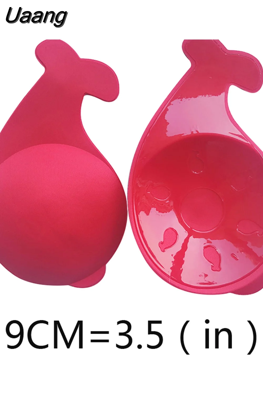 Uaang Adhesive Silicone Bra Pads Reusable Women Fish Tail Bh Sticky Bra Strapless Push Up Invisible Bra Sexy Lingerie Rabbit Bras
