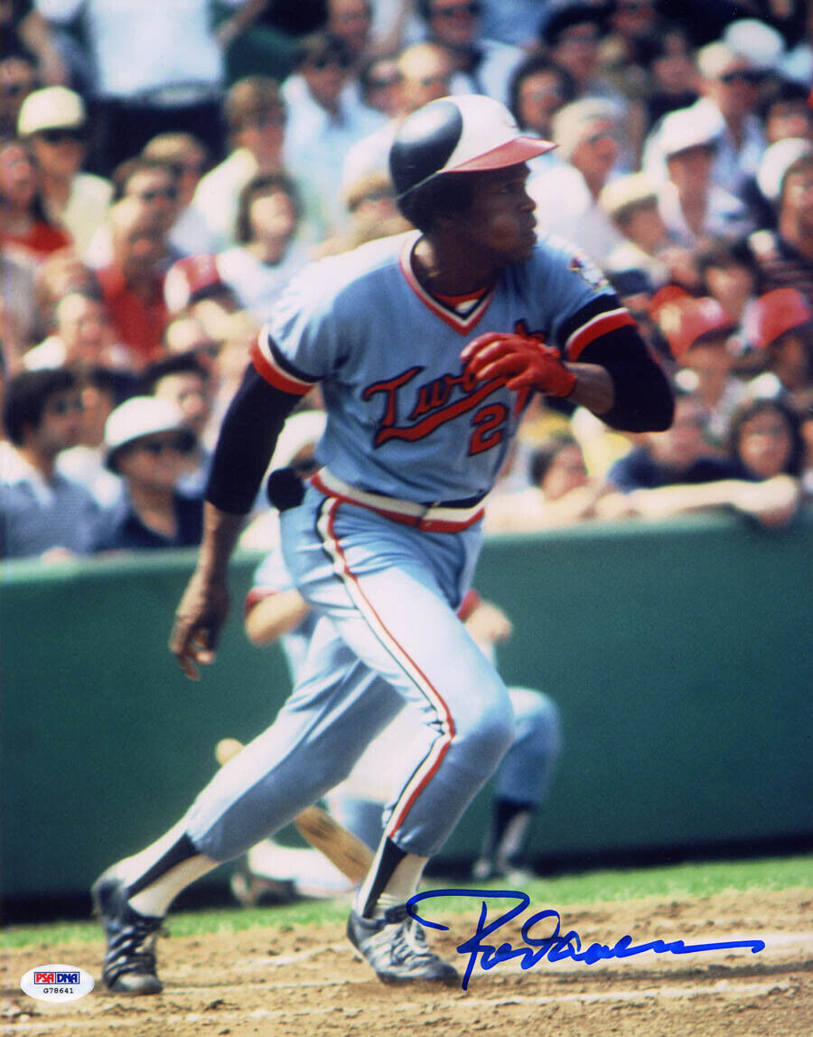 Rod Carew SIGNED 11x14 Photo Poster painting Minnesota Twins HOF PSA/DNA AUTOGRAPHED