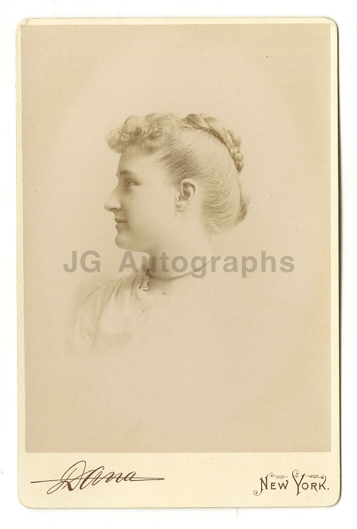 19th Century Fashion - Original 19th Century Cabinet Card Photo Poster painting - New York, NY