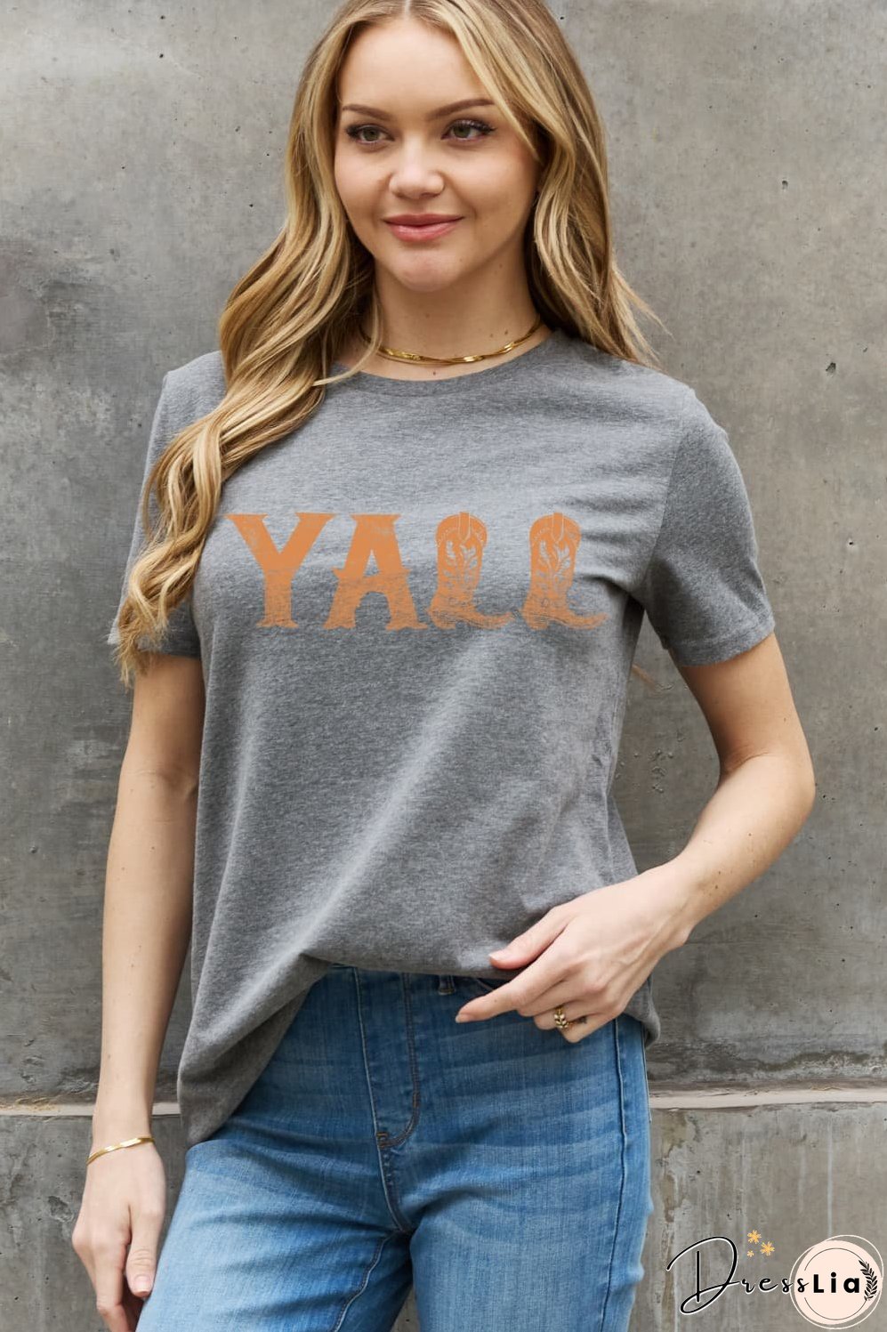 Simply Love Simply Love Full Size YALL Graphic Cotton Tee