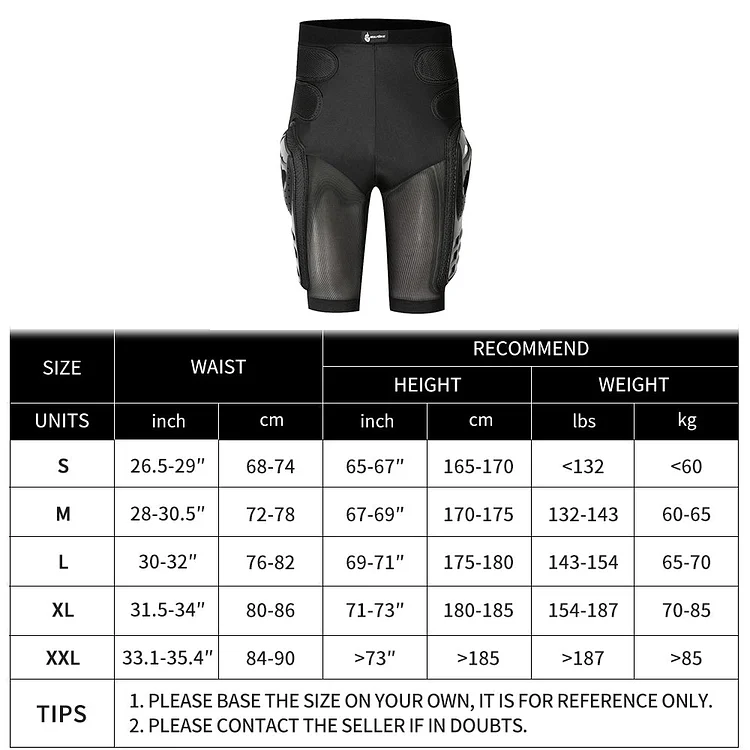 WOSAWE EVA Pad Snowboard Hip Protection Shorts Kids Adult Ski Roller  Skating Hockey Riding Cycling Protective Butt Bicycle Short