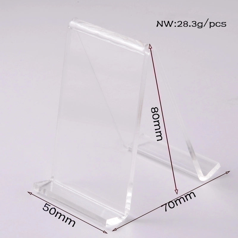 2 Pieces Fashion Rectangle Arylic Silica Gel Simulation Ear Model