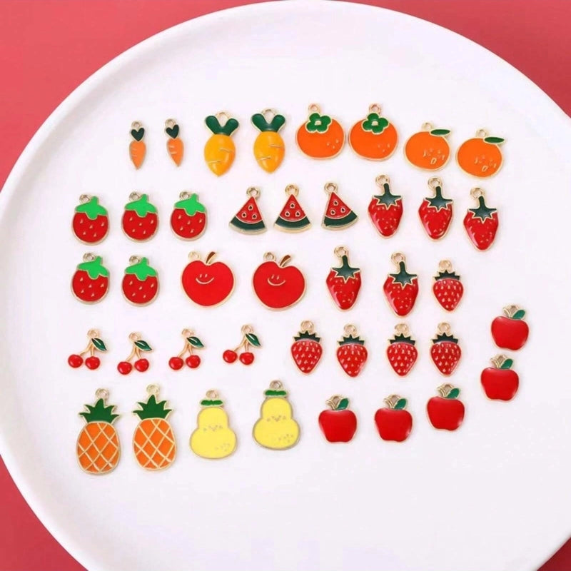 5 Pieces Diameter 3mm Hole Under 1mm Alloy Letter Pendant