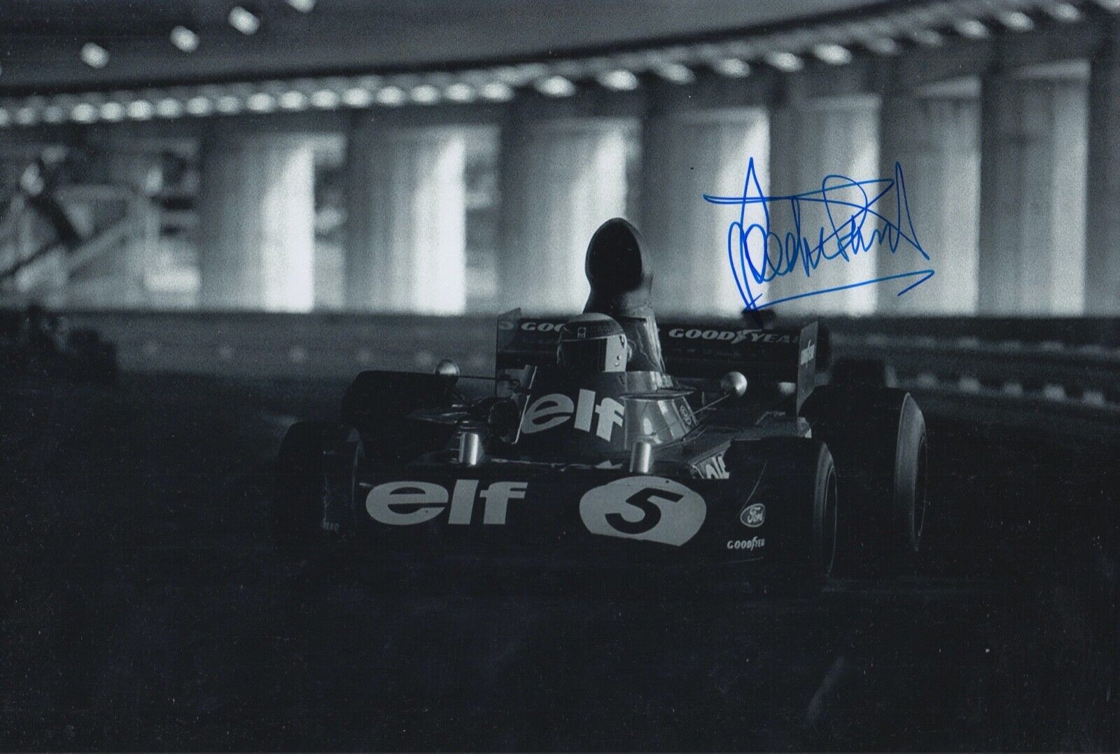 Jackie Stewart Hand Signed 12x8 Photo Poster painting F1 Autograph Elf Team Tyrrell 7