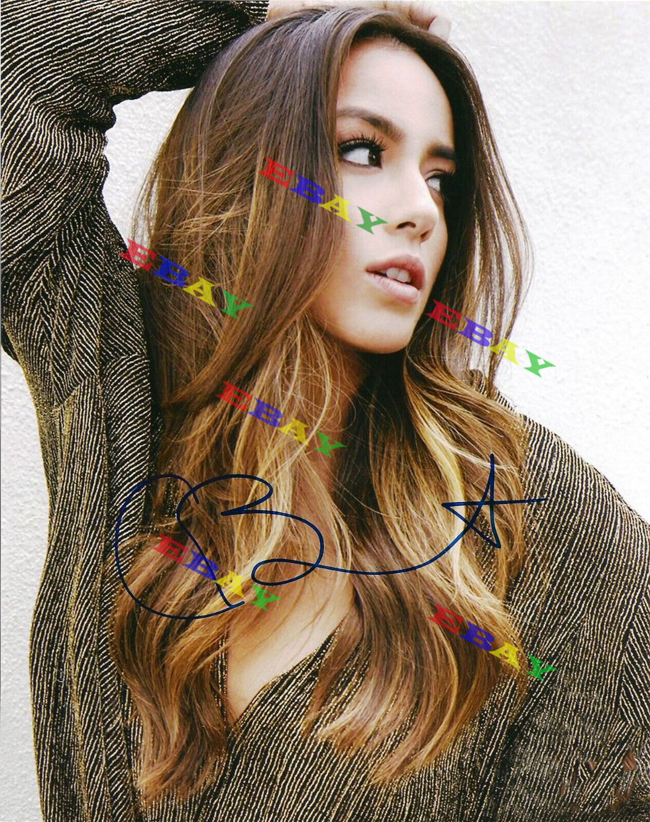 CHLOE-BENNET Autographed Signed 8x10 Photo Poster painting Reprint