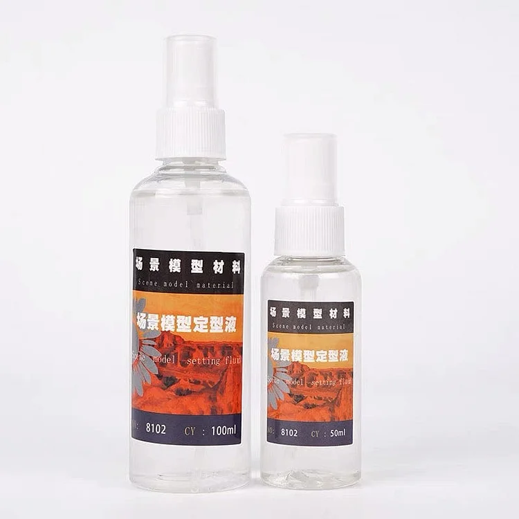Pornhint Miniature setting spray Building sand table model material fixed spray spray glue scene glue soldiers make stereotyped scene fixative