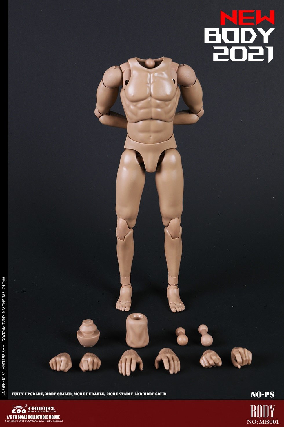 IN-Stock 1/6 COOMODEL New Body Detachable Neck MB001 MB002-shopify