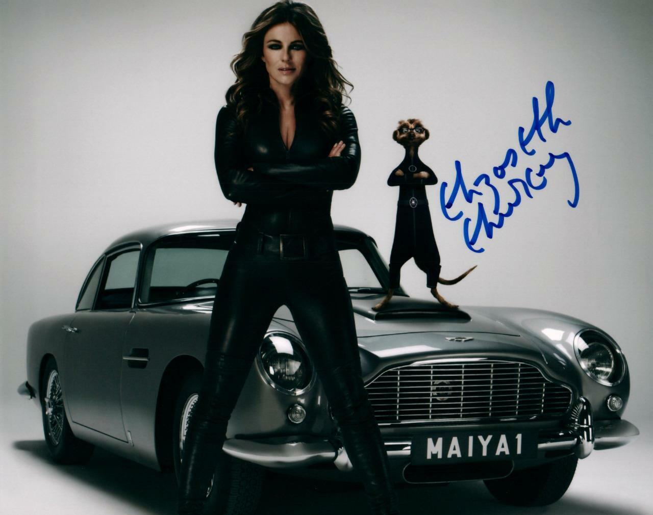 Elizabeth Hurley autographed 8x10 Photo Poster painting Really nice signed Photo Poster painting and COA