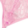 Men's Lace Thong Sexy Low Rise T-back G-string with Adjustable Stretch Waistband Comfortable Men's Thong Underwear