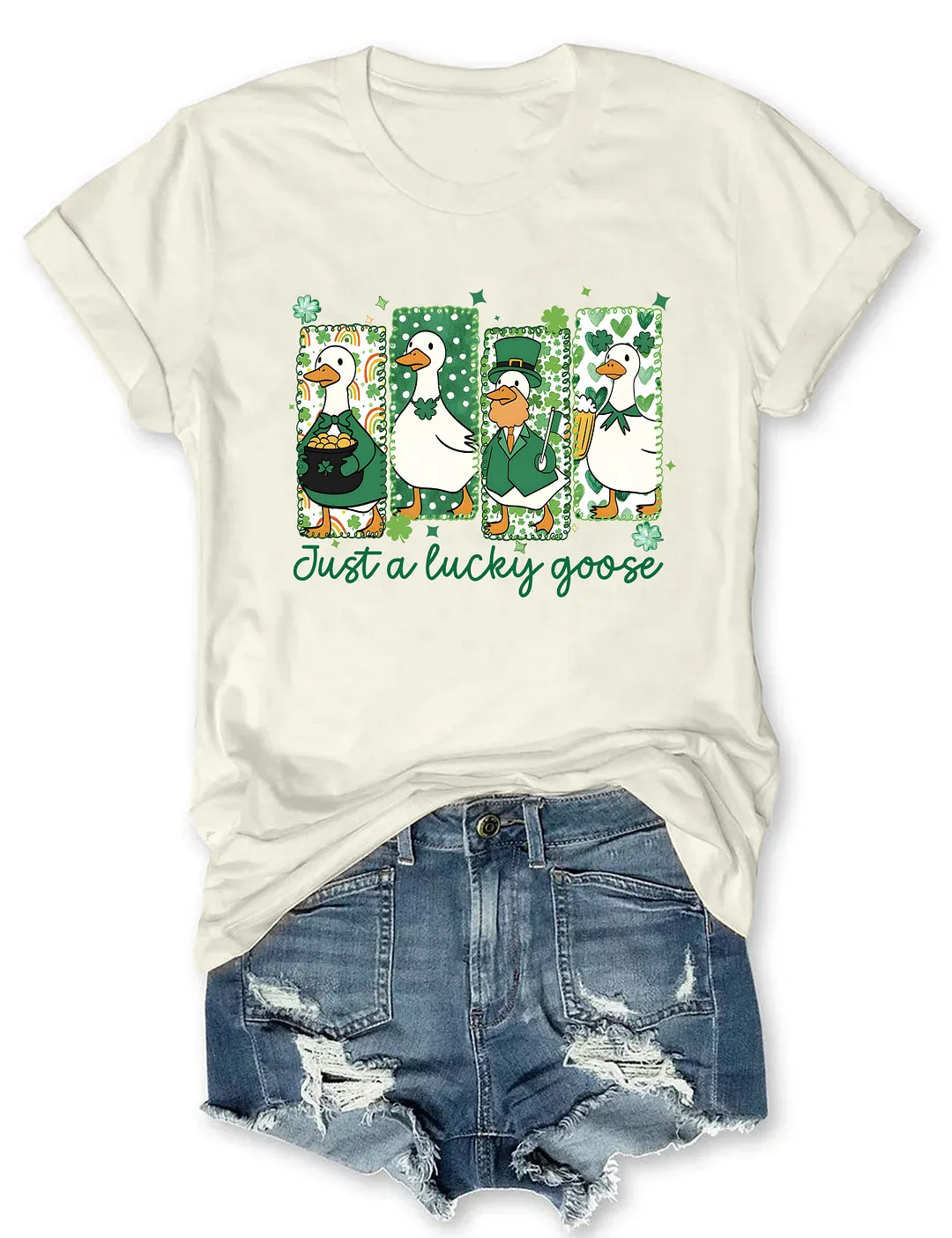 Just A Lucky Goose T-shirt