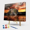 Painting By Numbers - DIYLonely Leopard(40*50cm)