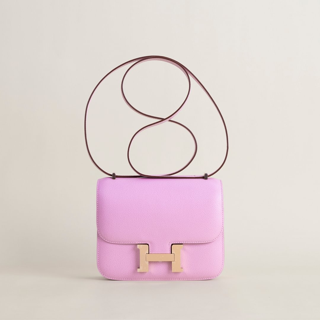 Constance 18CM Epsom X9 Mauve Sylvestre GHW