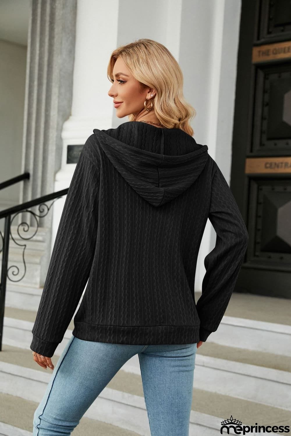 Zip-Up Hooded Jacket