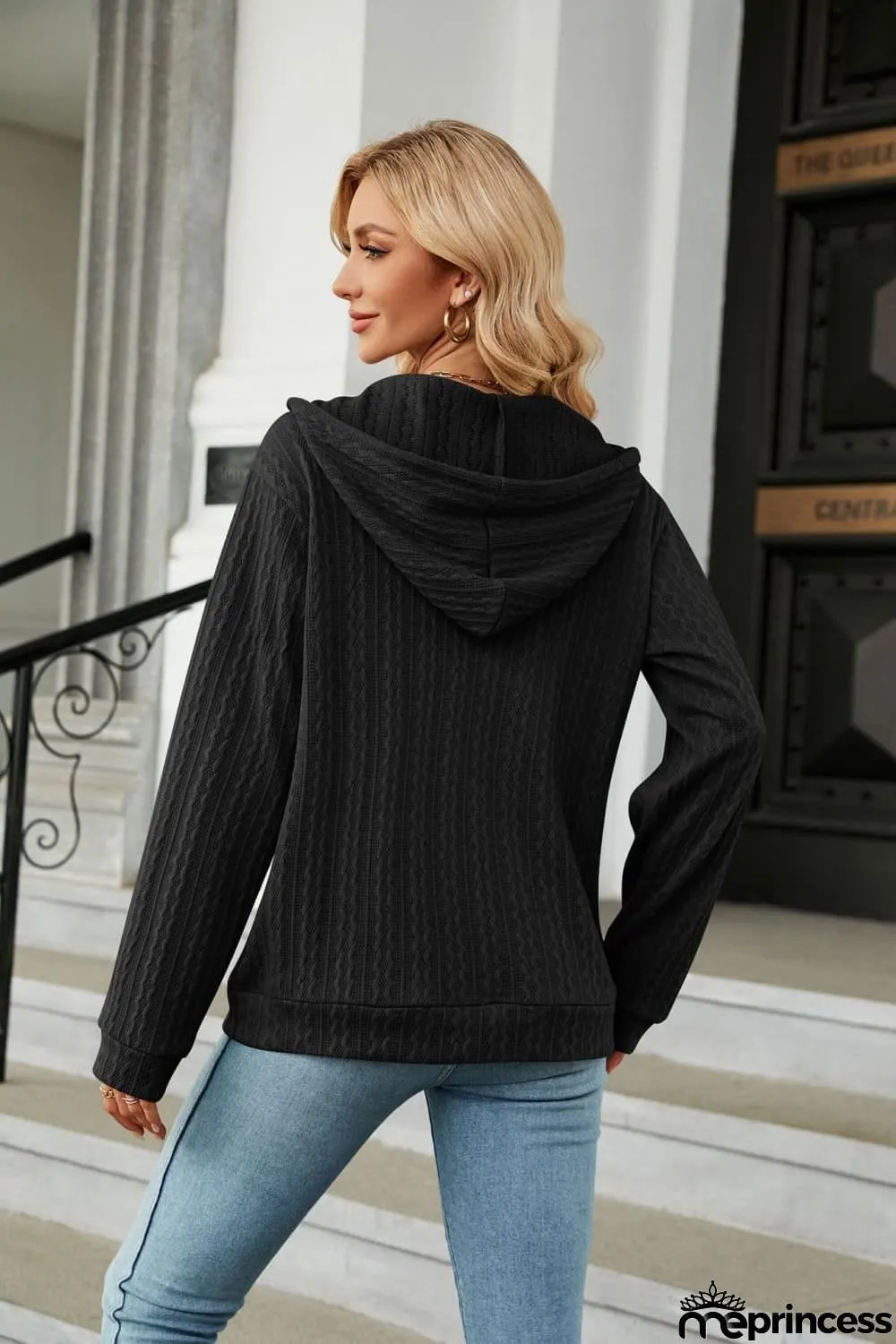 Zip-Up Hooded Jacket