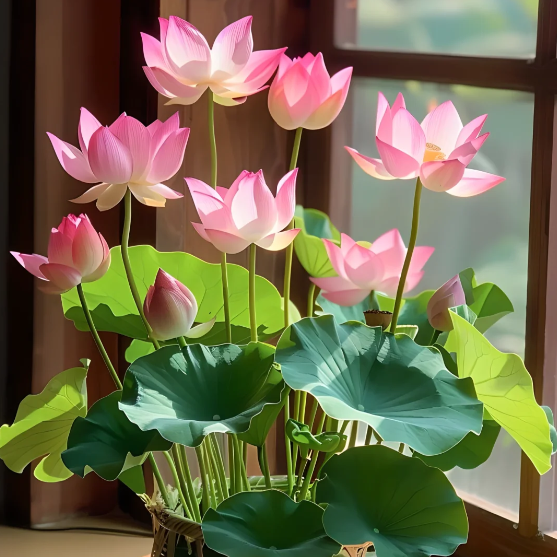 The Sacred Bonsai Lotus Flower